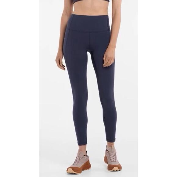 Arc'teryx Essent High Rise Legging $120.00 Jupiter Black Sz 4 NEW $120 - Picture 1 of 12
